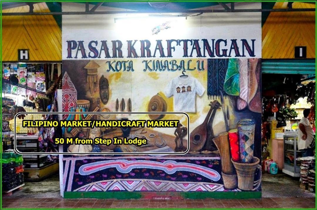 Step-In Lodge Kota Kinabalu Bagian luar foto